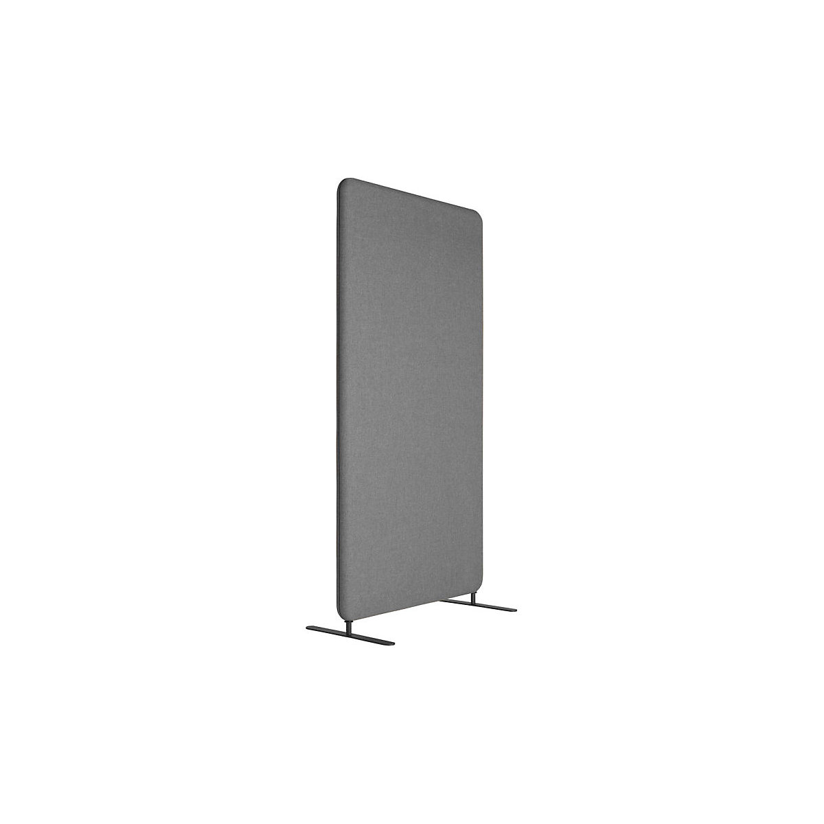 Softline Salsa acoustic partition, HxW 1500 x 800 mm, fabric, grey-3