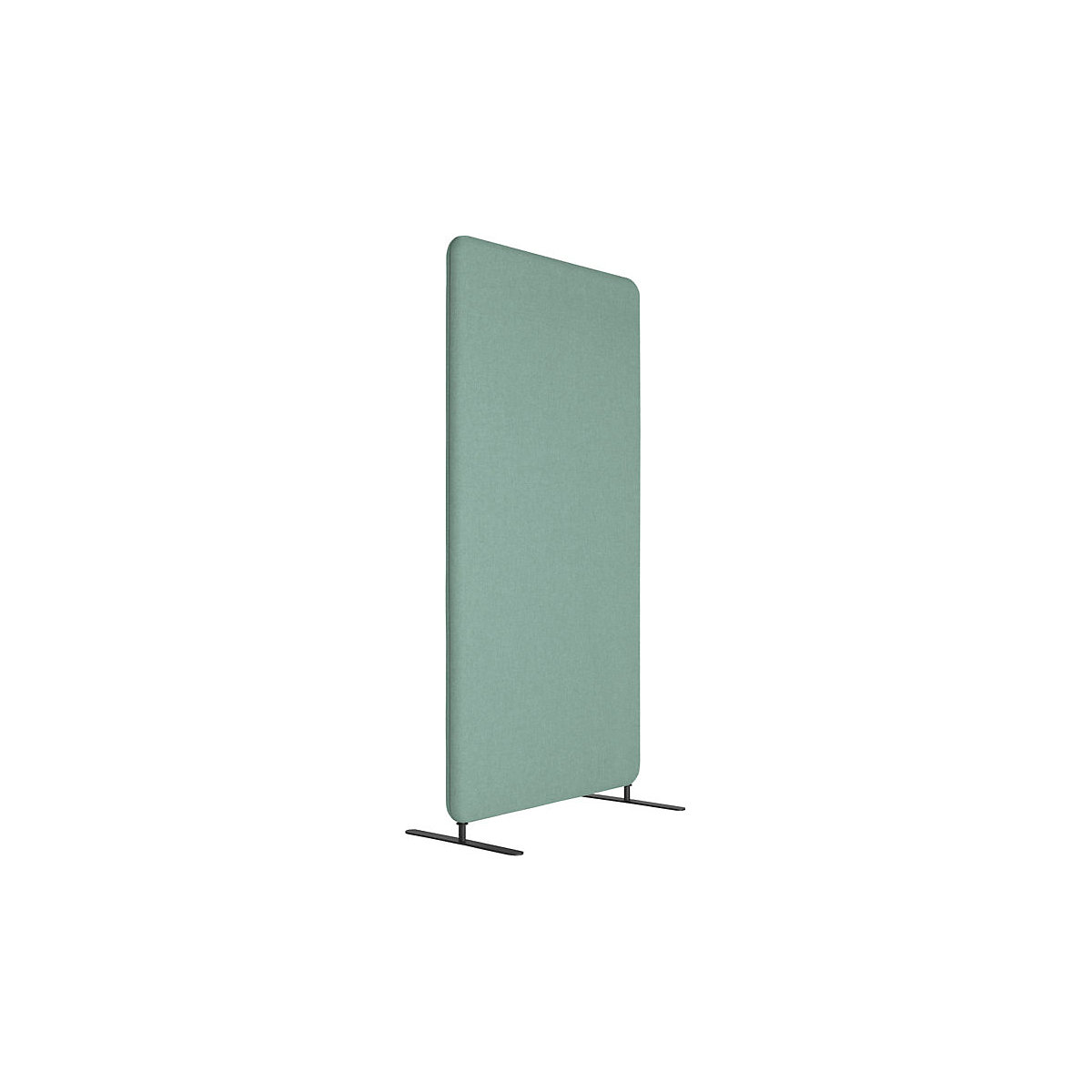 Softline Salsa acoustic partition, HxW 1360 x 1000 mm, fabric, green-4