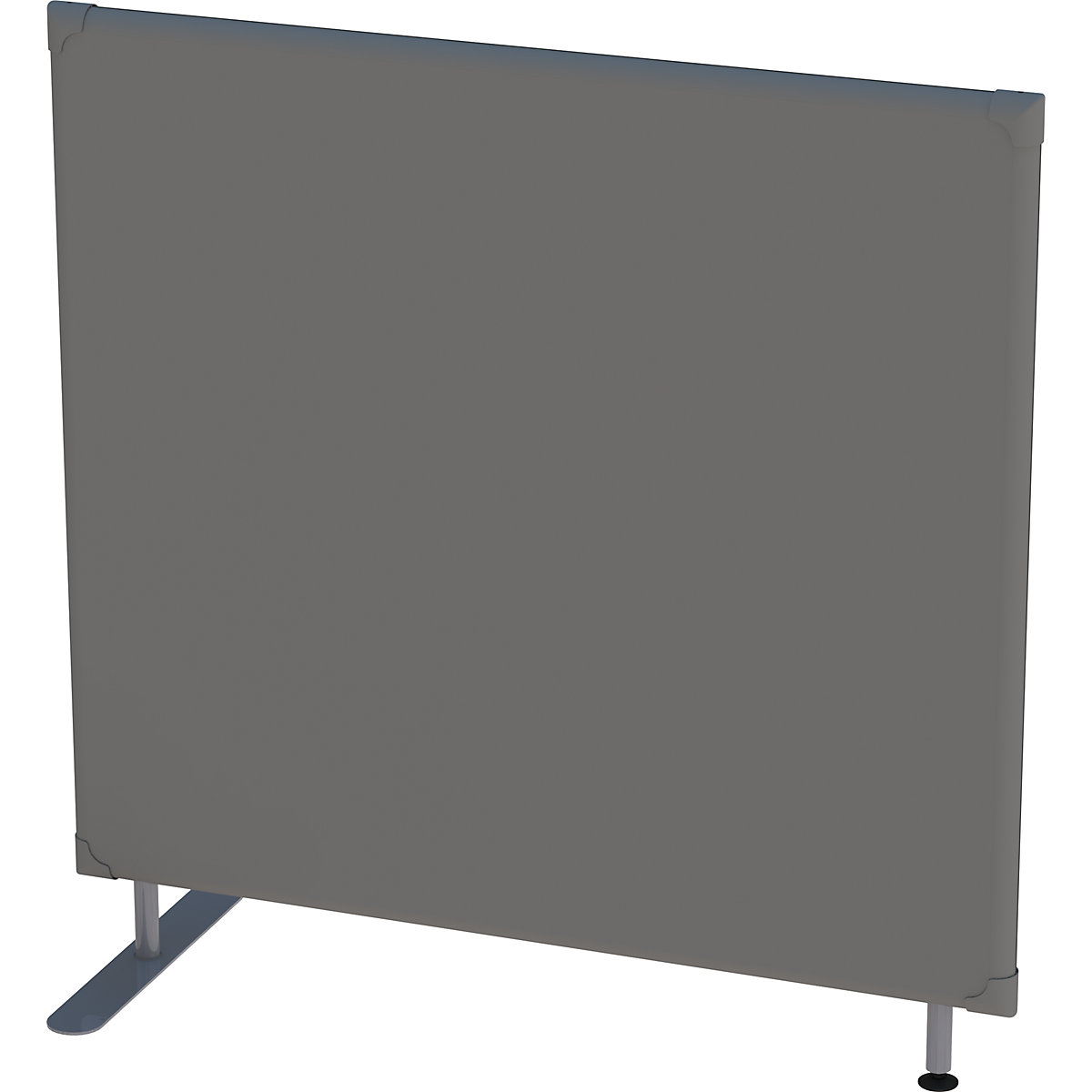 Soundproof partition – eurokraft pro, wall panel, height 1200 mm, width 1200 mm, grey-5