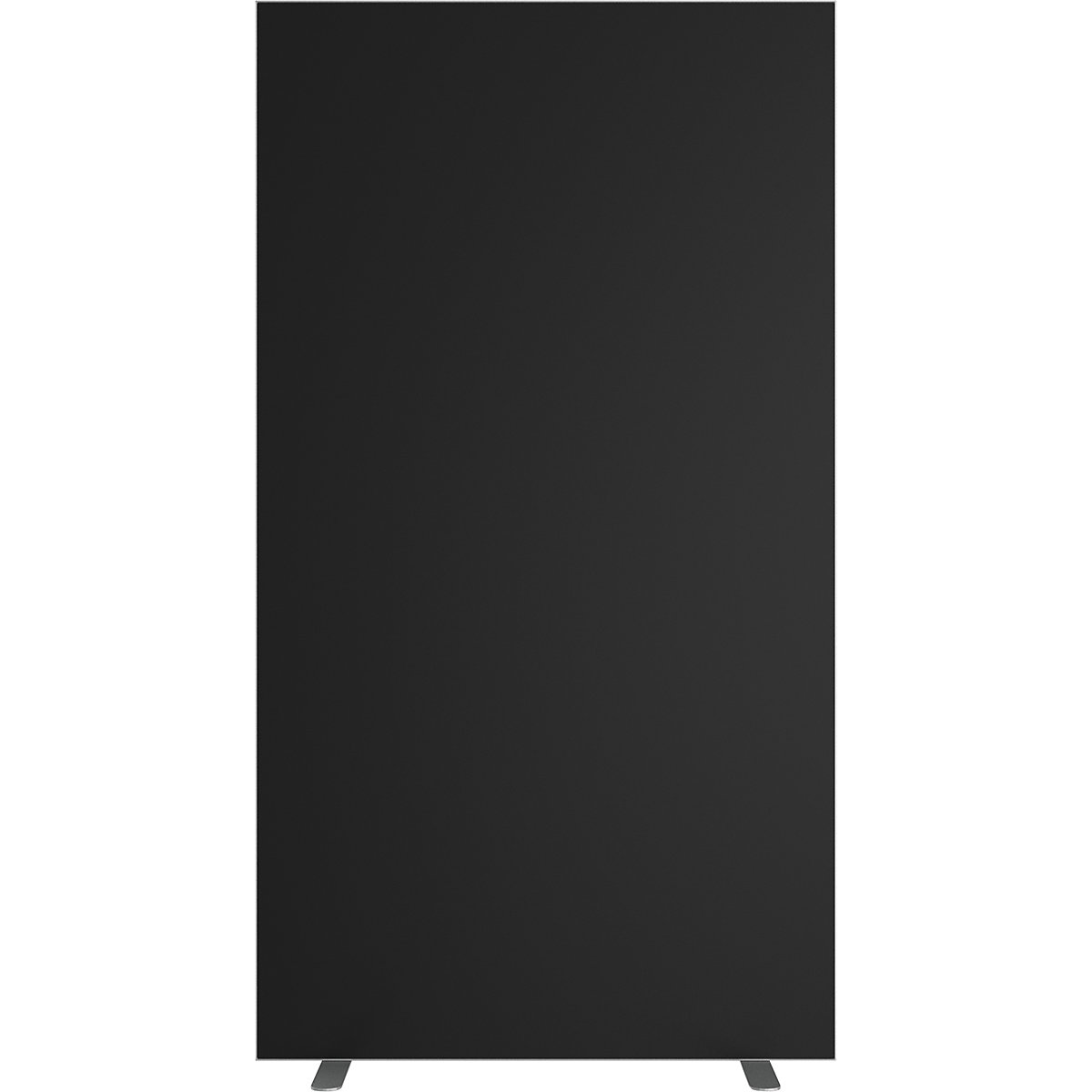 easyScreen partition, single colour, with soundproofing, black, width 940 mm-18