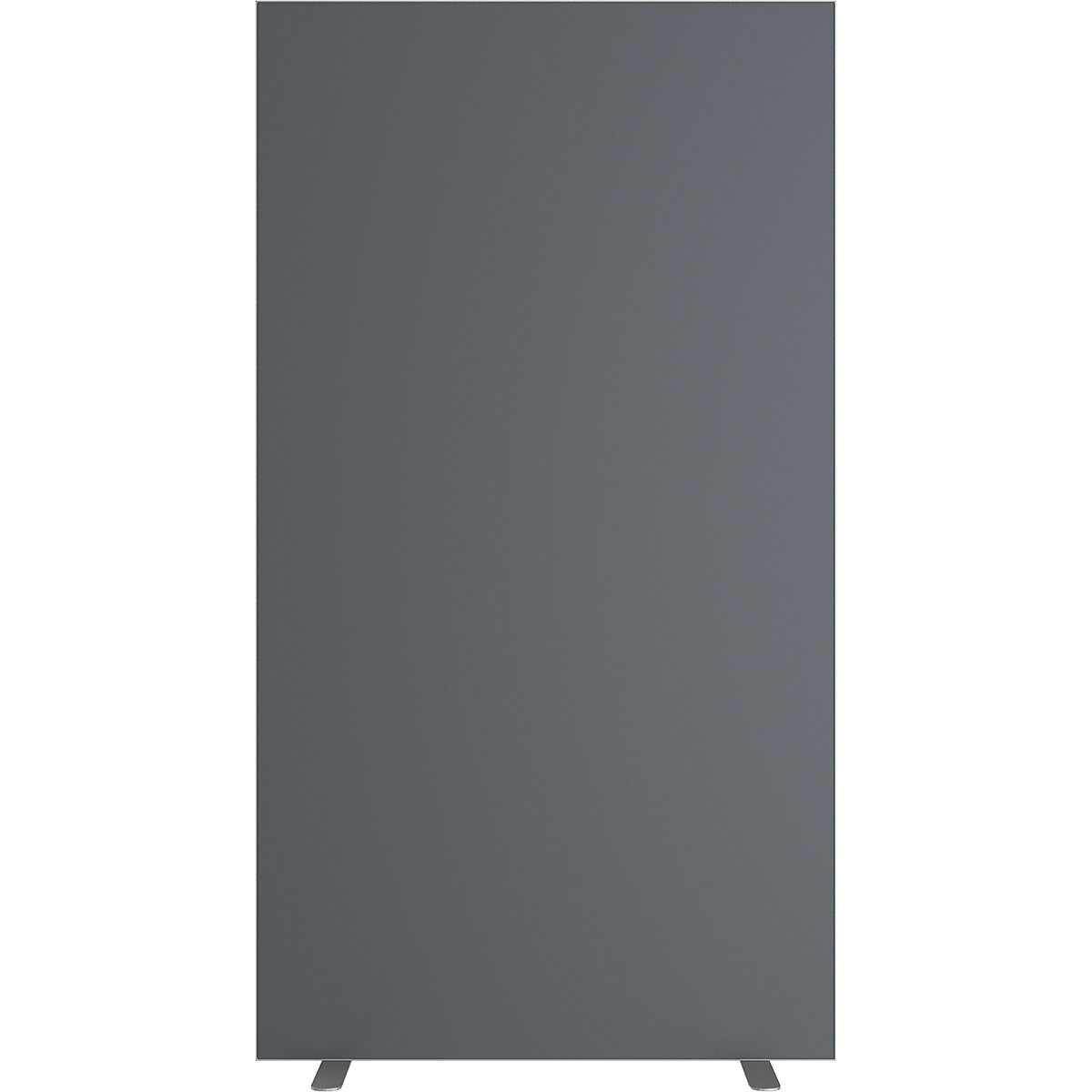 easyScreen partition, single colour, with soundproofing, charcoal, width 940 mm-8