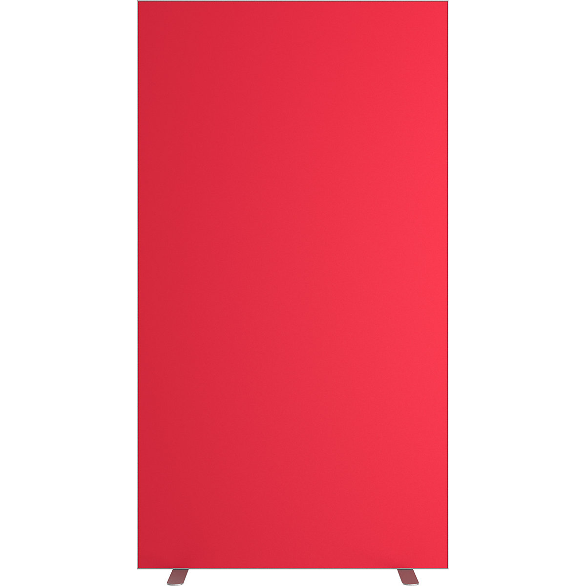 easyScreen partition, single colour, red, width 940 mm-4