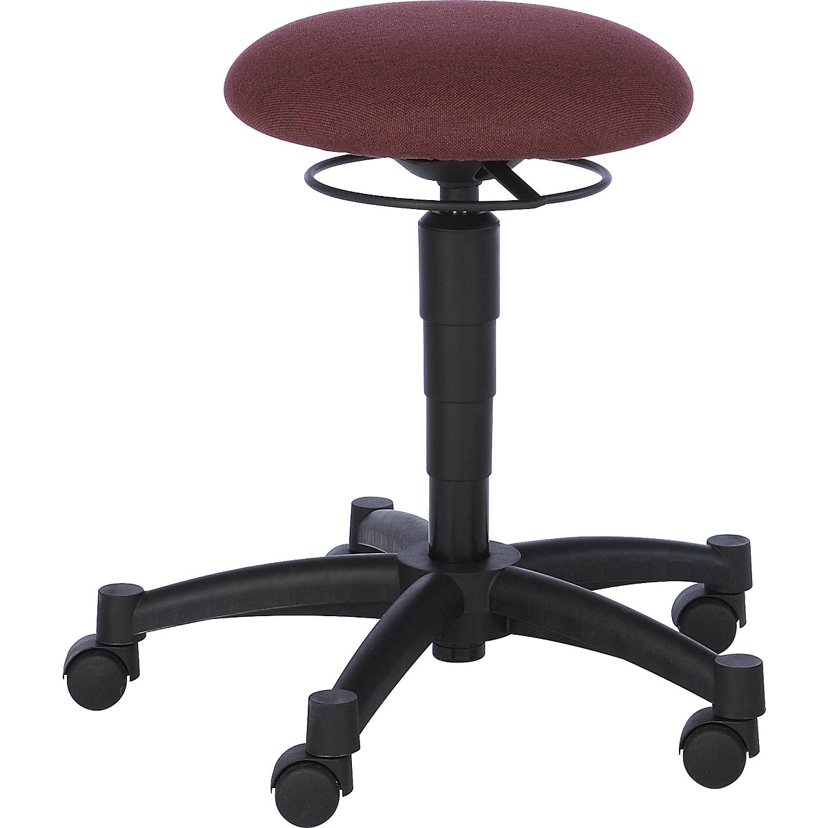 BALANCE 10 stool – Topstar, with orthopaedic seat, Ø 350 mm, bordeaux-4