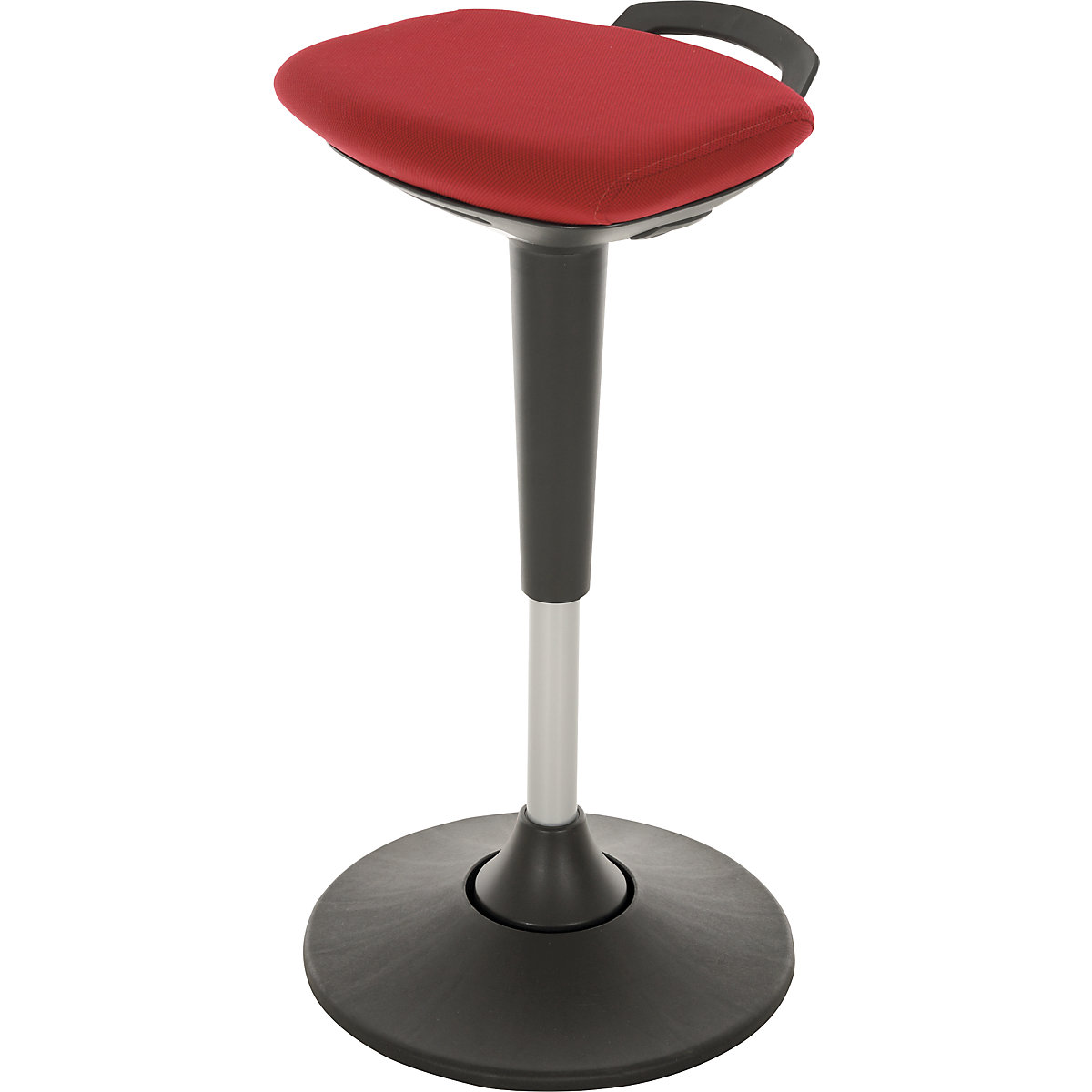Flexible standing aid, height adjustable 600 – 840 mm, deep red cover-5