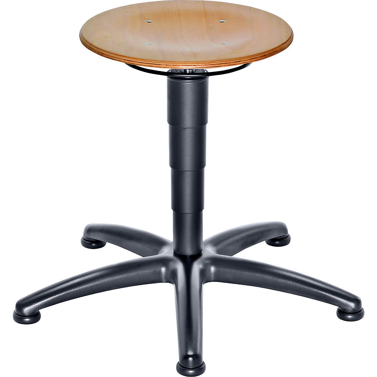 Industrial stool with gas lift height adjustment - eurokraft pro