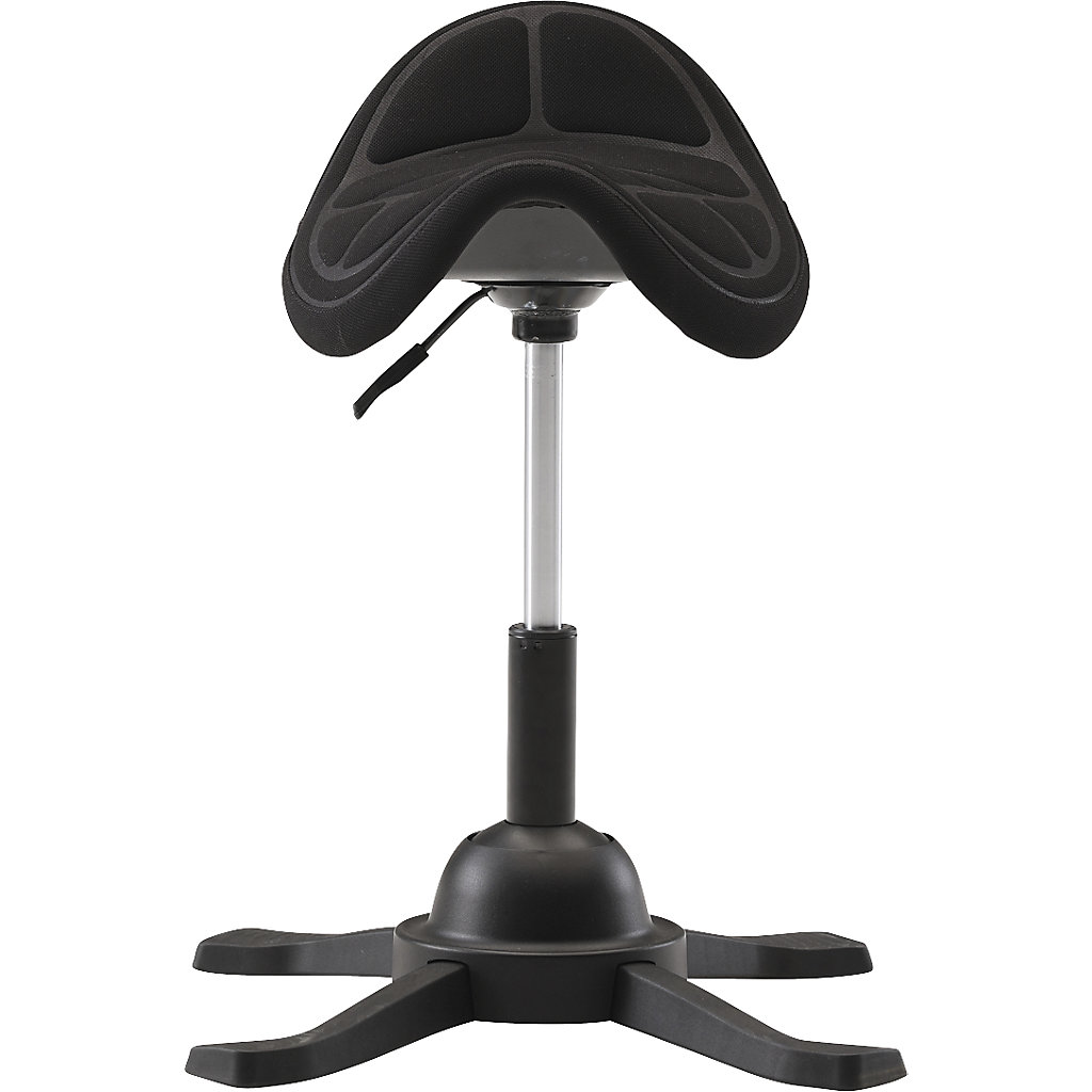 Saddle stool, self-balancing: height adjustable 480 – 660 mm | kaiserkraft