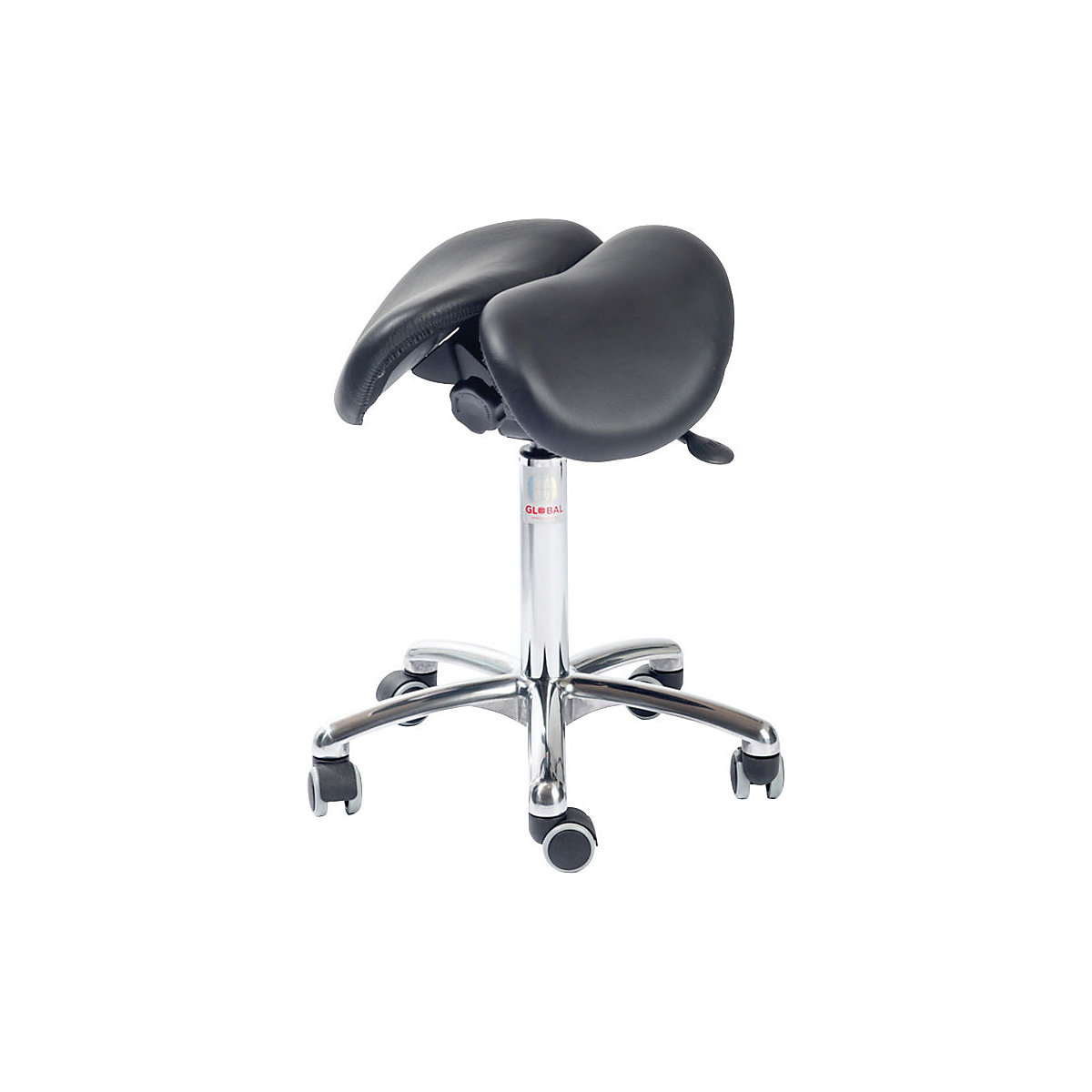 Saddle stool with a split seat (Product illustration 2)-1