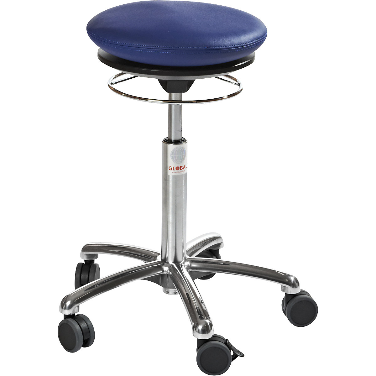 Stool with air cushion seat