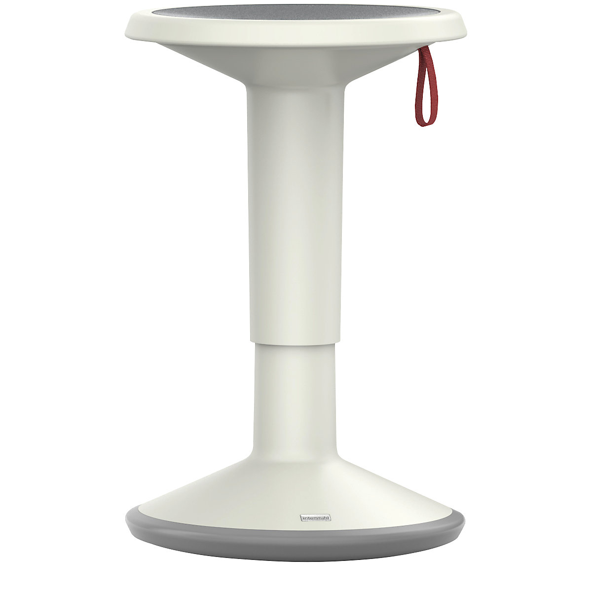 UP multifunctional stool – interstuhl, height adjustable 450 – 630 mm, grey white-6