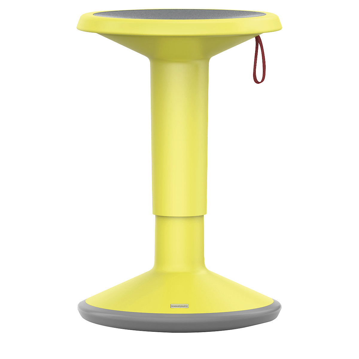UP multifunctional stool – interstuhl, height adjustable 450 – 630 mm, lemon yellow-8