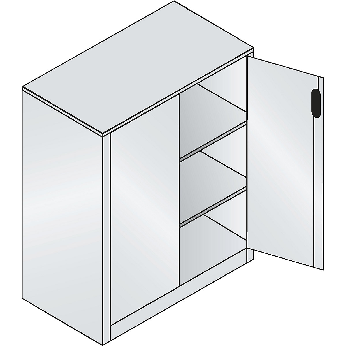 C+P – ACURADO filing sideboard (Product illustration 1)