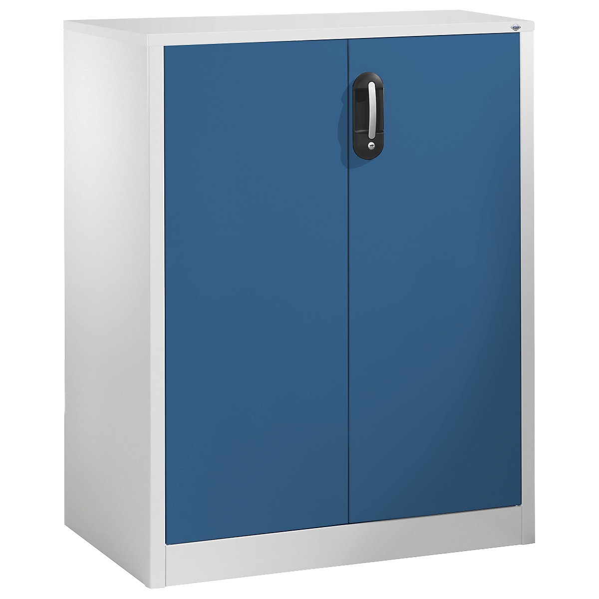 C+P – ACURADO filing sideboard, 3 file heights, HxWxD 1200 x 930 x 500 mm, light grey / gentian blue