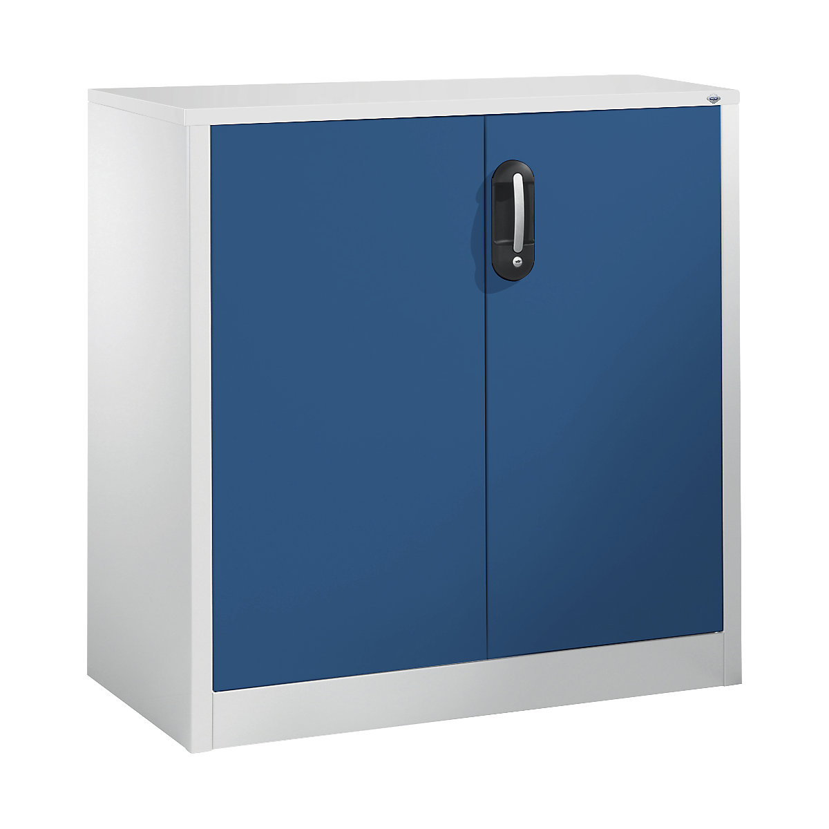 C+P – ACURADO filing sideboard, 2 file heights, HxWxD 1000 x 930 x 500 mm, light grey / gentian blue