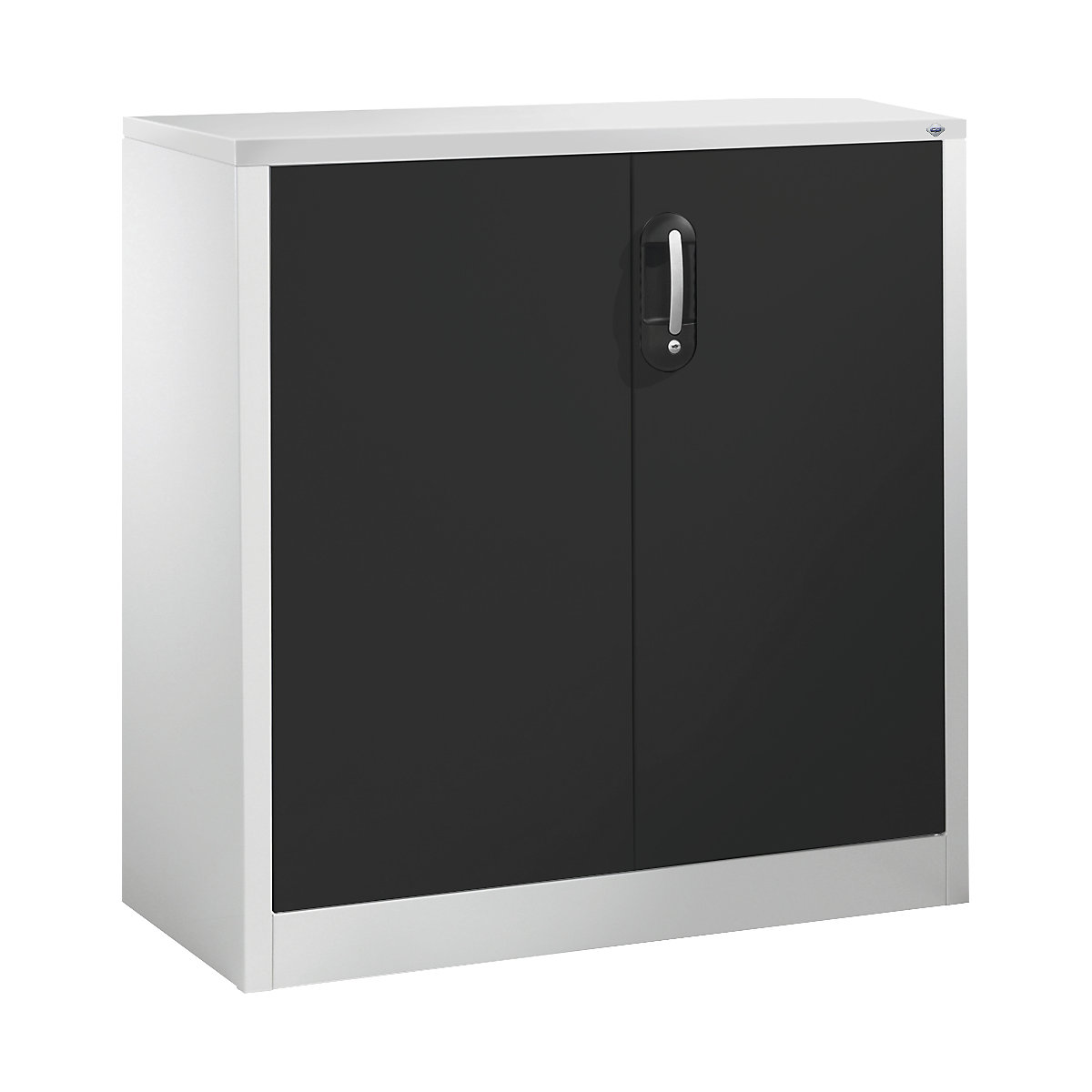 C+P – ACURADO filing sideboard, 2 file heights, HxWxD 1000 x 930 x 400 mm, light grey / black grey