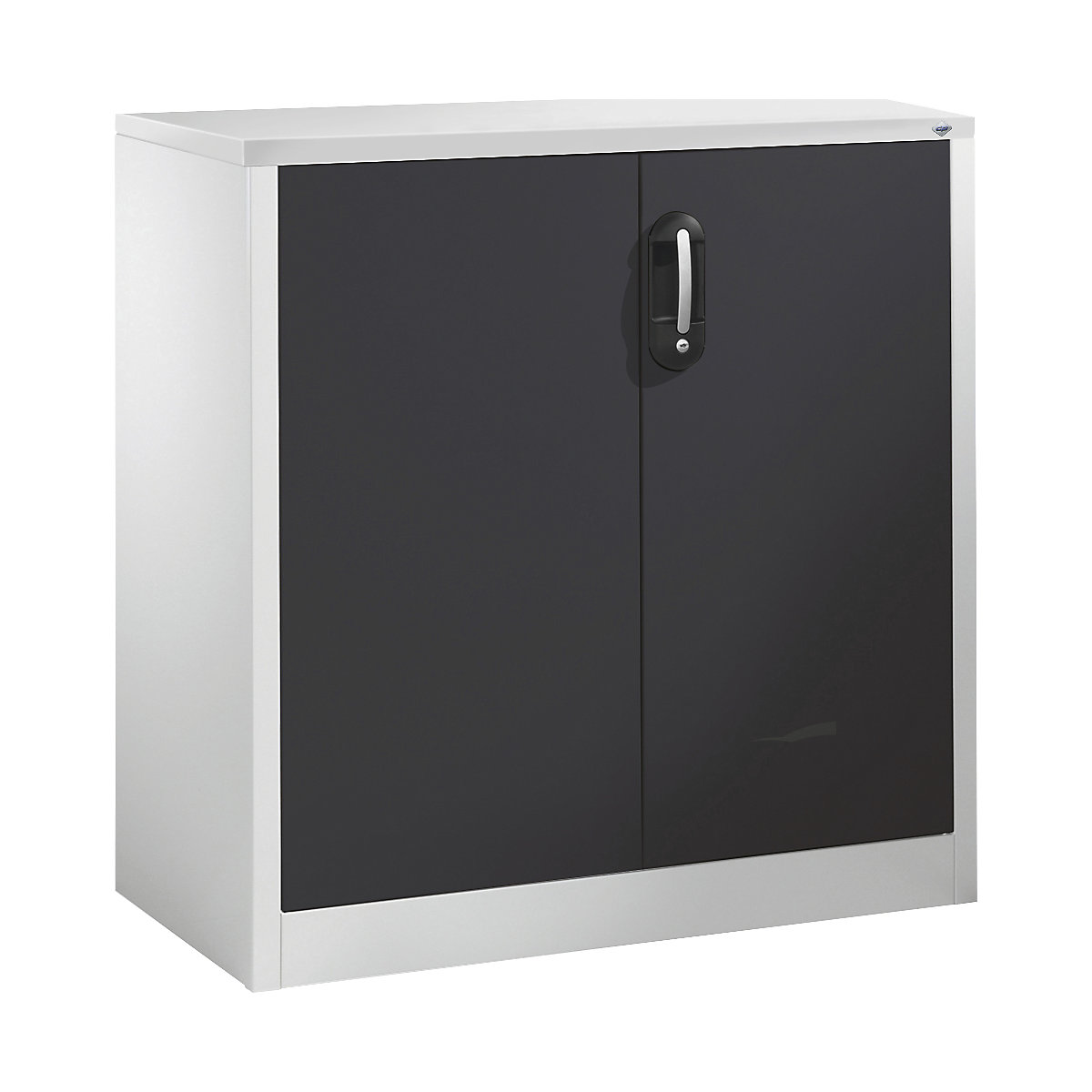 C+P – ACURADO filing sideboard, 2 file heights, HxWxD 1000 x 930 x 500 mm, light grey / black grey