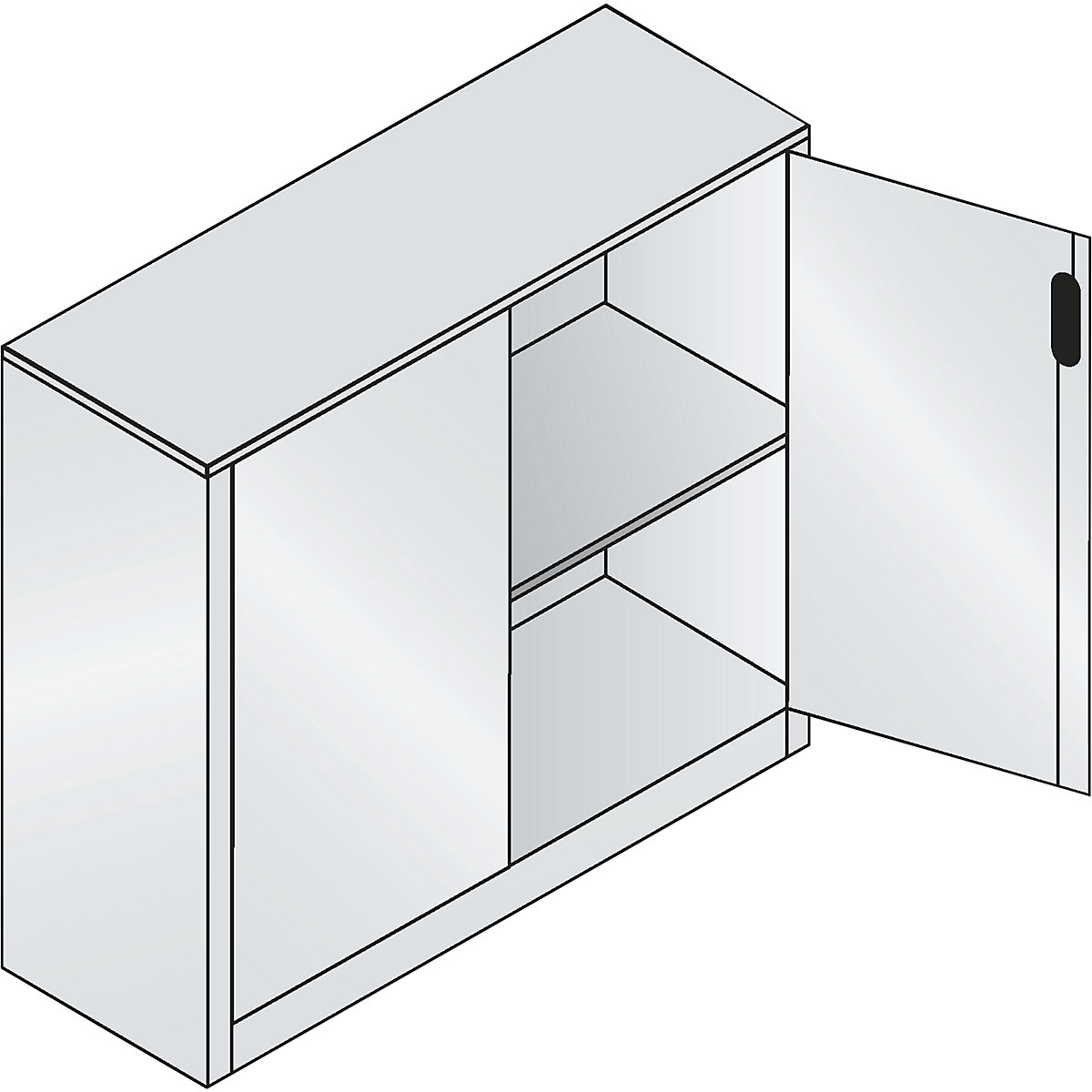 C+P – ACURADO filing sideboard (Product illustration 1)