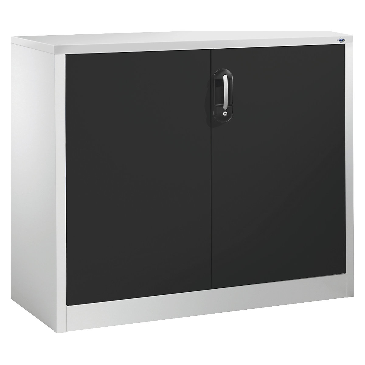 C+P – ACURADO filing sideboard, 2 file heights, HxWxD 1000 x 1200 x 400 mm, light grey / black grey