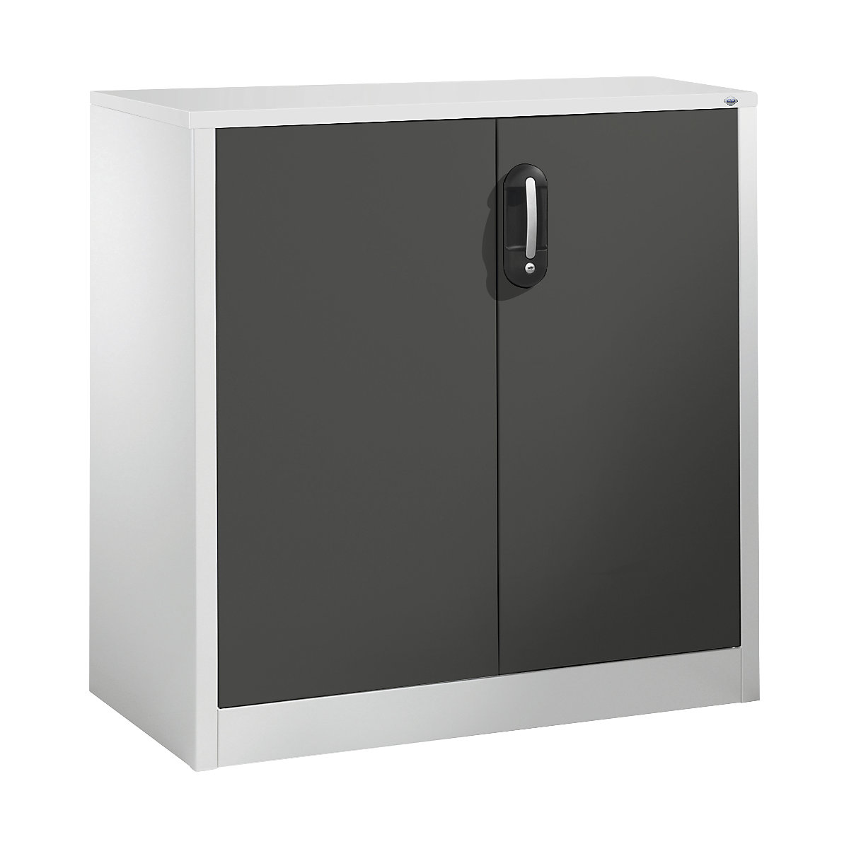 C+P – ACURADO filing sideboard, 2 file heights, HxWxD 1000 x 930 x 500 mm, light grey / volcanic grey