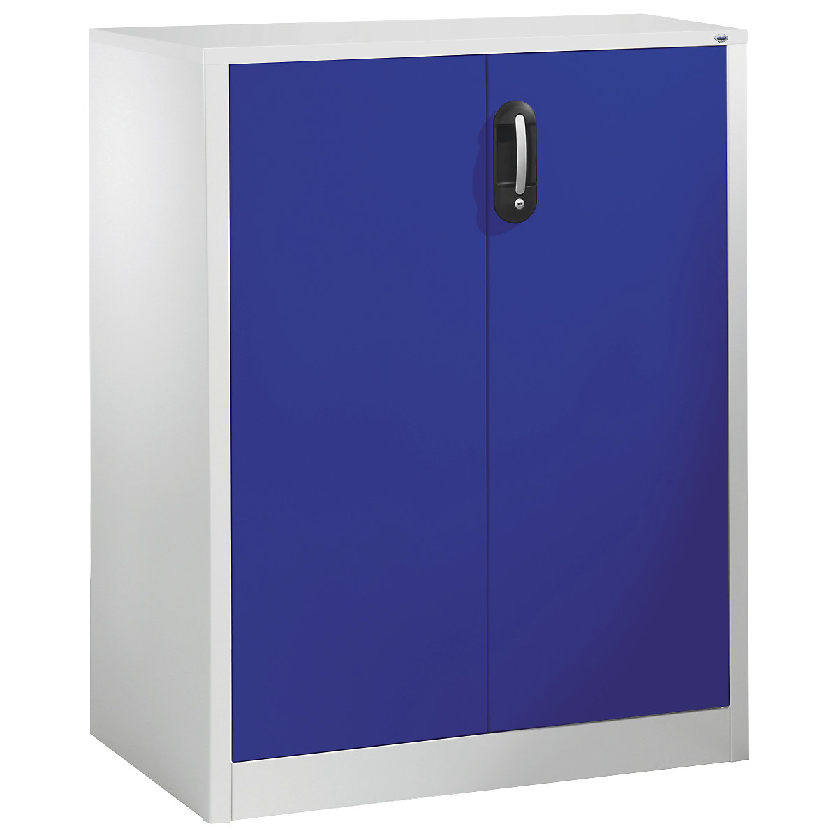 C+P – ACURADO filing sideboard, 3 file heights, HxWxD 1200 x 930 x 500 mm, light grey / lapis blue