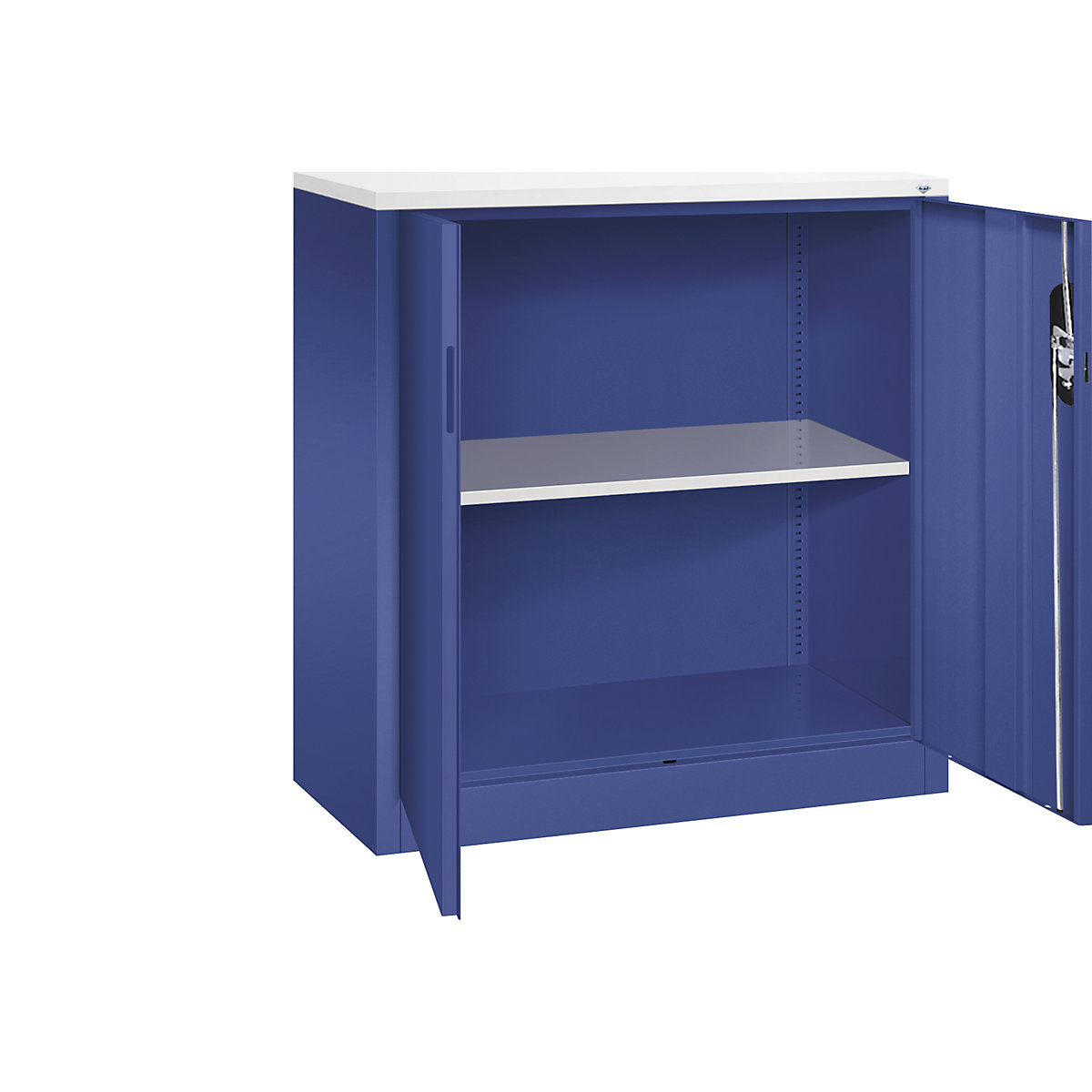 C+P – ACURADO filing sideboard, 2 file heights, HxWxD 1000 x 930 x 400 mm, lapis blue / lapis blue