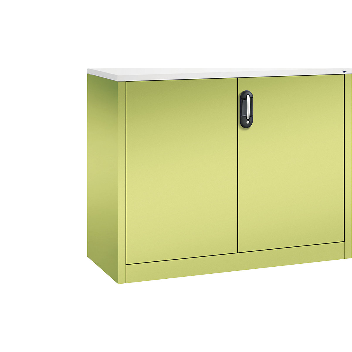 ACURADO filing sideboard – C+P, 2 file heights, HxWxD 1000 x 1200 x 500 mm, viridian green / viridian green-16