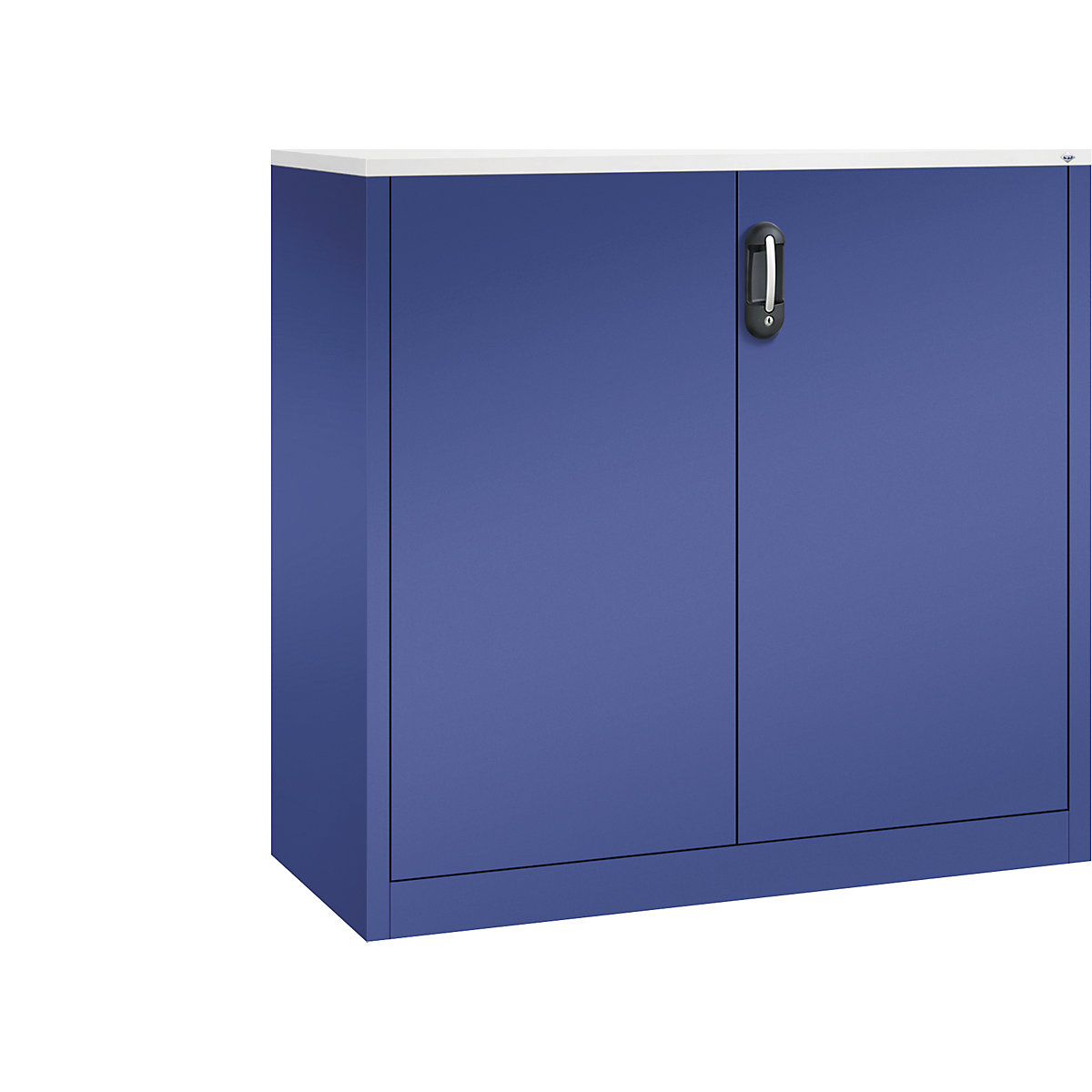ACURADO filing sideboard – C+P, 3 file heights, HxWxD 1200 x 1200 x 500 mm, lapis blue / lapis blue-13