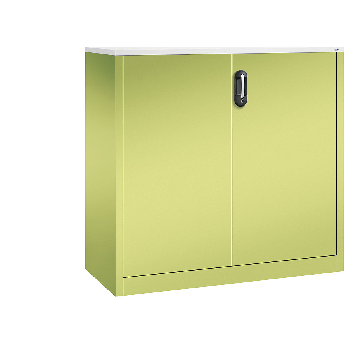 ACURADO filing sideboard – C+P, 3 file heights, HxWxD 1200 x 1200 x 500 mm, viridian green / viridian green-8