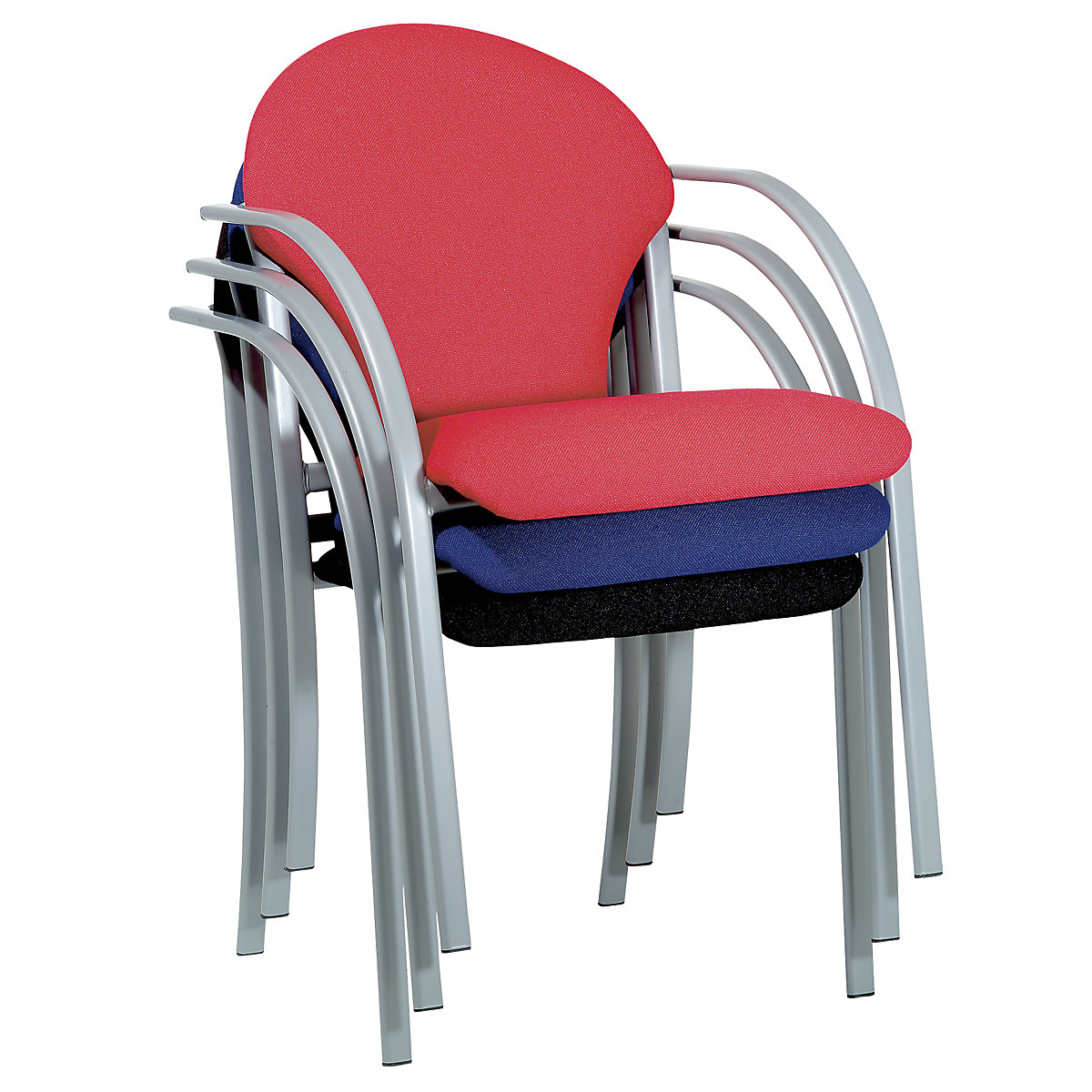 Padded stacking chair (Product illustration 3)-2