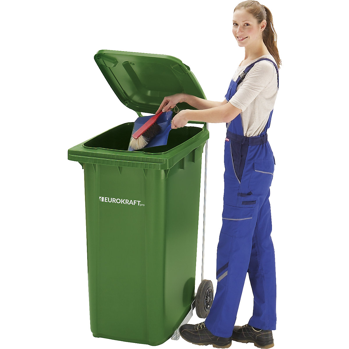 Pedal lid opener for 240 litre waste bins KAISER+KRAFT