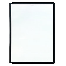 Clear view panel with profiled frame