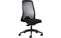 EVERY operator swivel chair, black mesh back rest