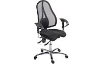 Operator swivel chair, permanent contact mechanism and Orthositz&reg; orthopaedic seat