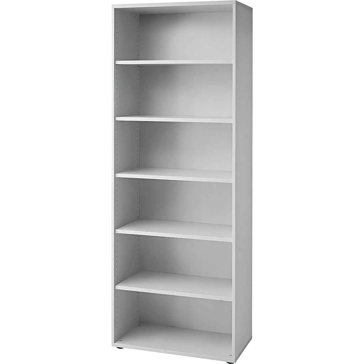 Office shelf unit ANNY – eurokraft pro, 5 shelves, HxWxD 2156 x 800 x 400 mm, light grey-7