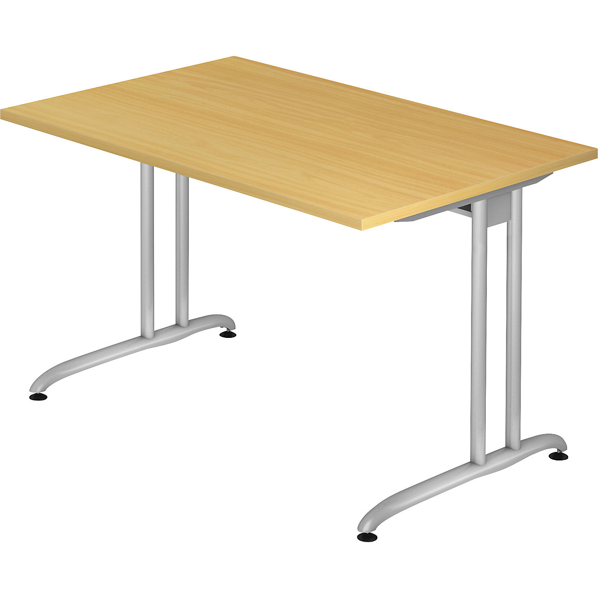 Desk BIANCA, width 1200 mm, beech finish-5