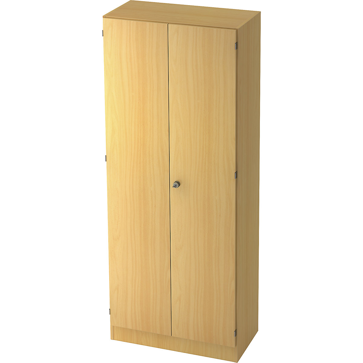 Cloakroom locker FINO, with 1 shelf and 1 clothes rail, beech finish-8