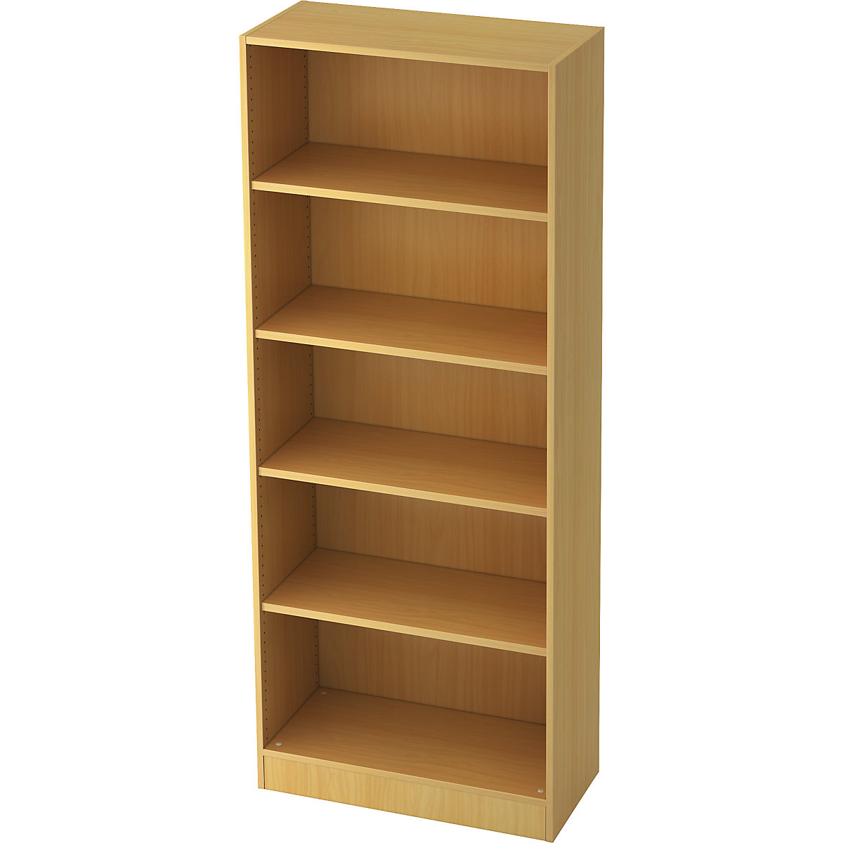 Office shelf unit FINO, 4 shelves, beech finish-8
