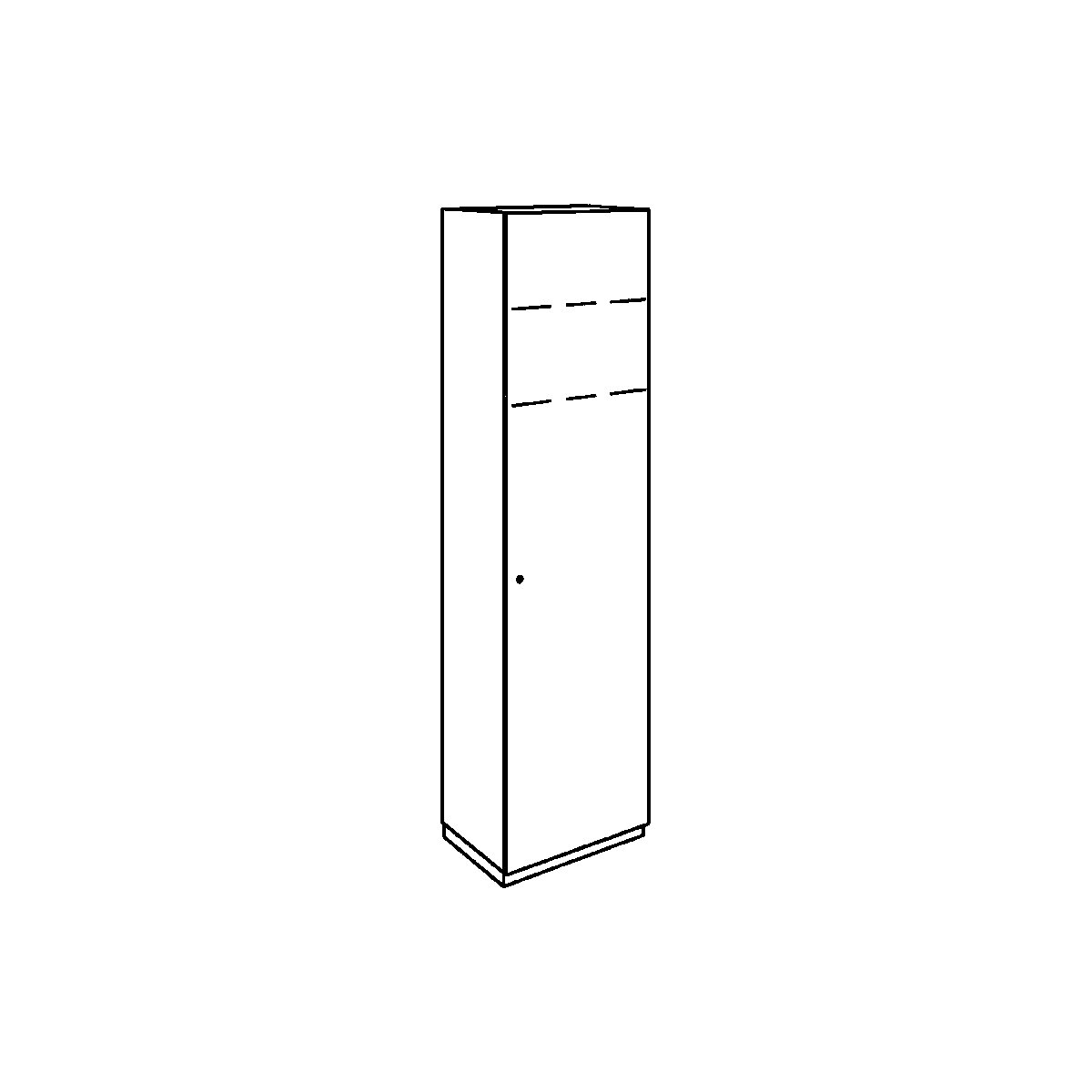 Cloakroom locker P12 – eurokraft pro (Product illustration 3)-2