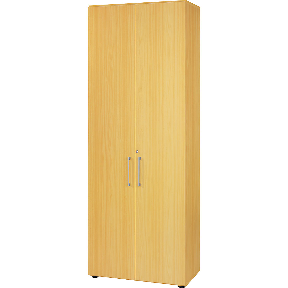Office cupboard RENATUS – eurokraft pro, 5 shelves, 6 file heights, beech finish-9