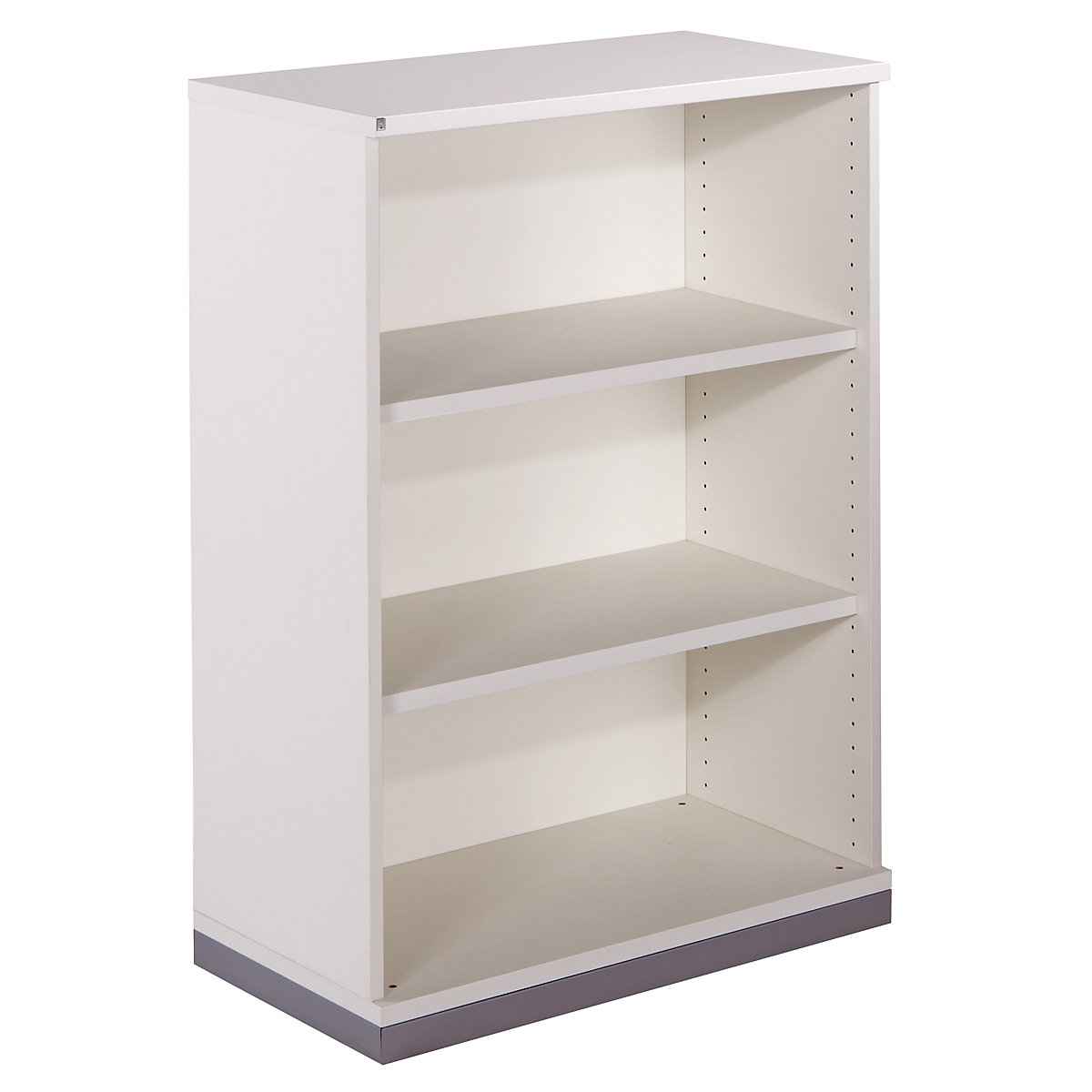 Shelf unit THEA, 2 shelves, 3 file heights, antique white-7