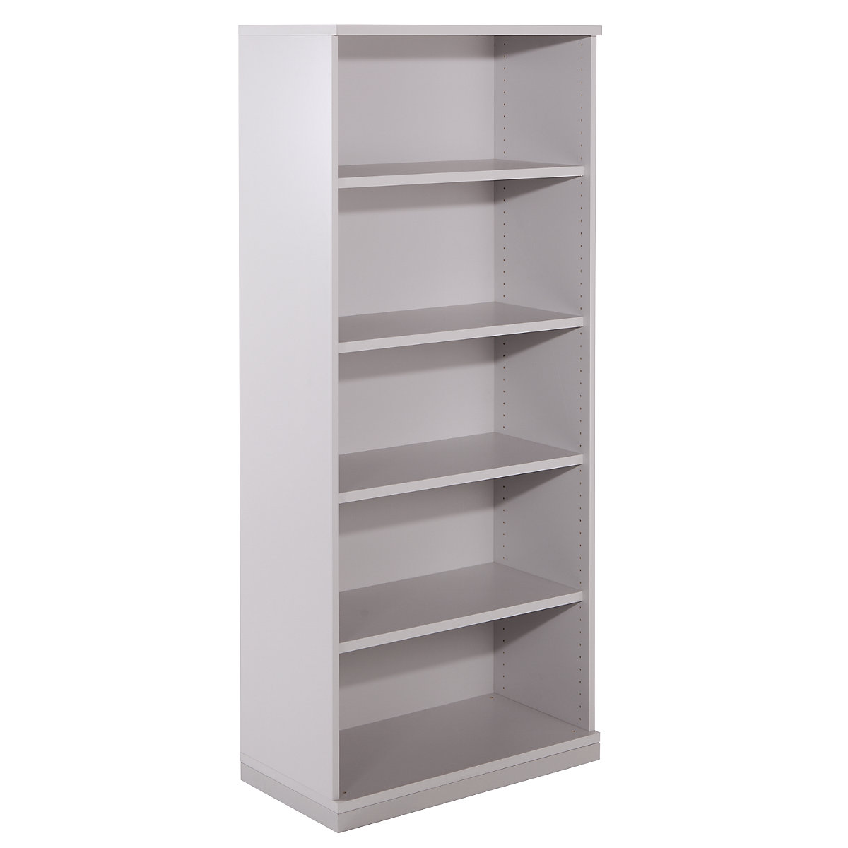 Shelf unit THEA, 4 shelves, 5 file heights, light grey-6