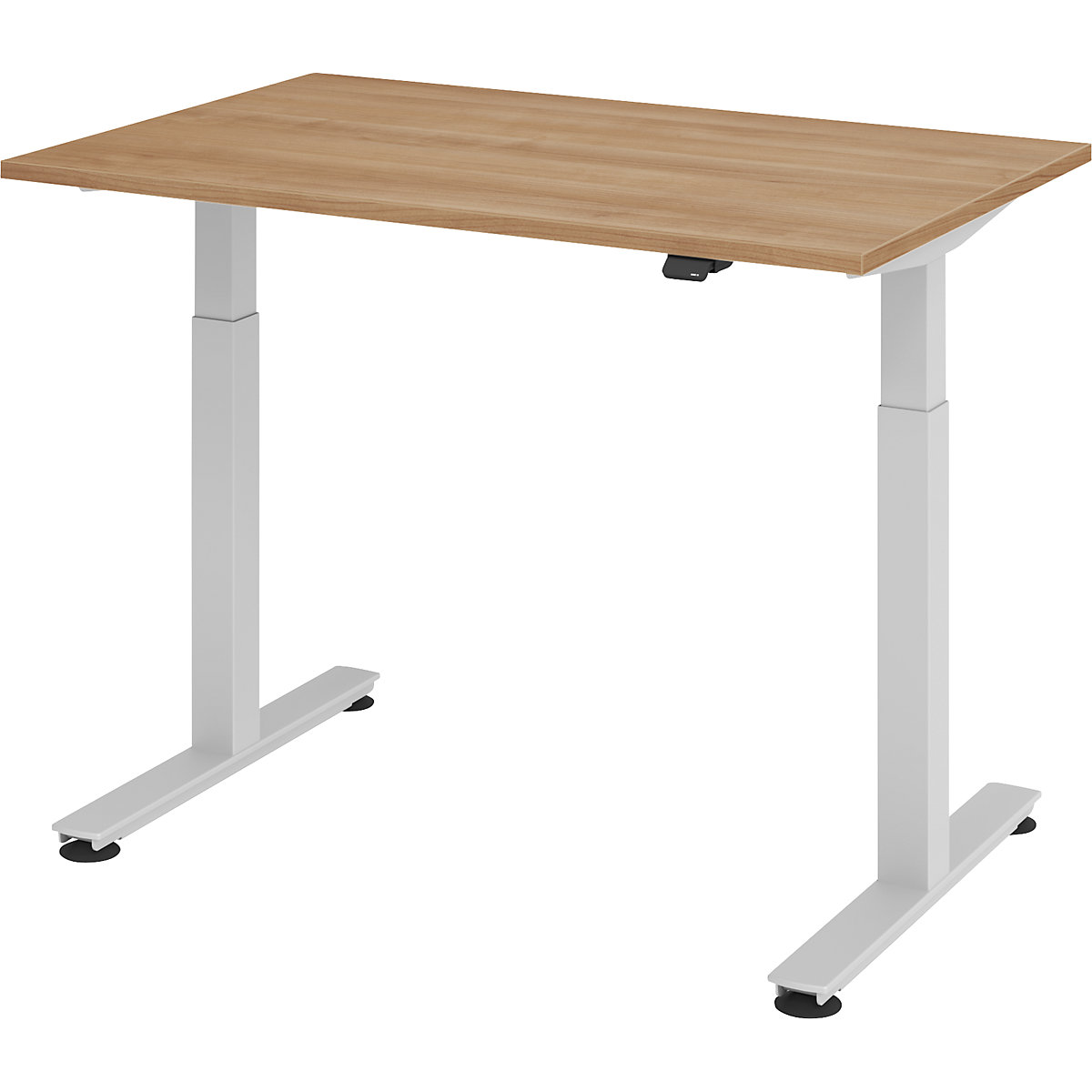 Desk, electric height adjustment UPLINER, WxD 1200 x 800 mm, walnut finish-19