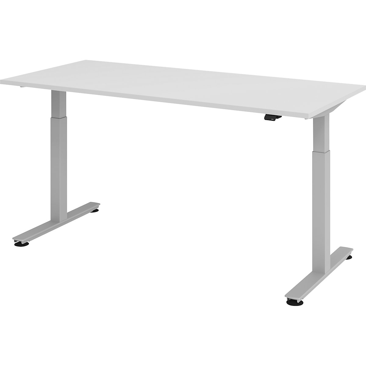 Desk, electric height adjustment UPLINER, WxD 1200 x 800 mm, light grey-20