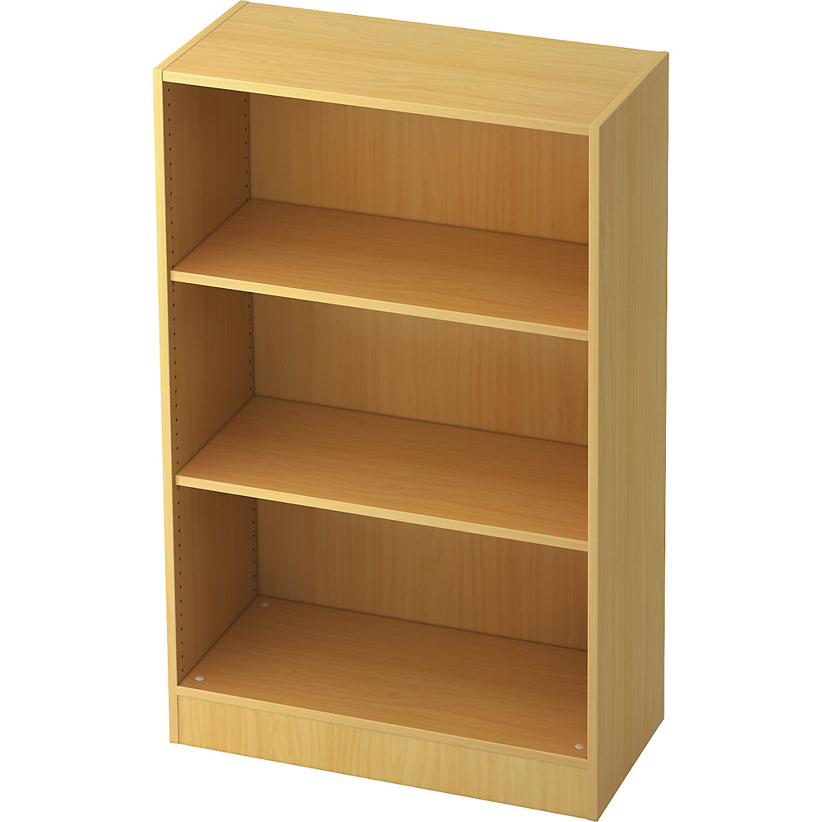 Shelf unit, height 1270 mm, 2 shelves, beech finish-10