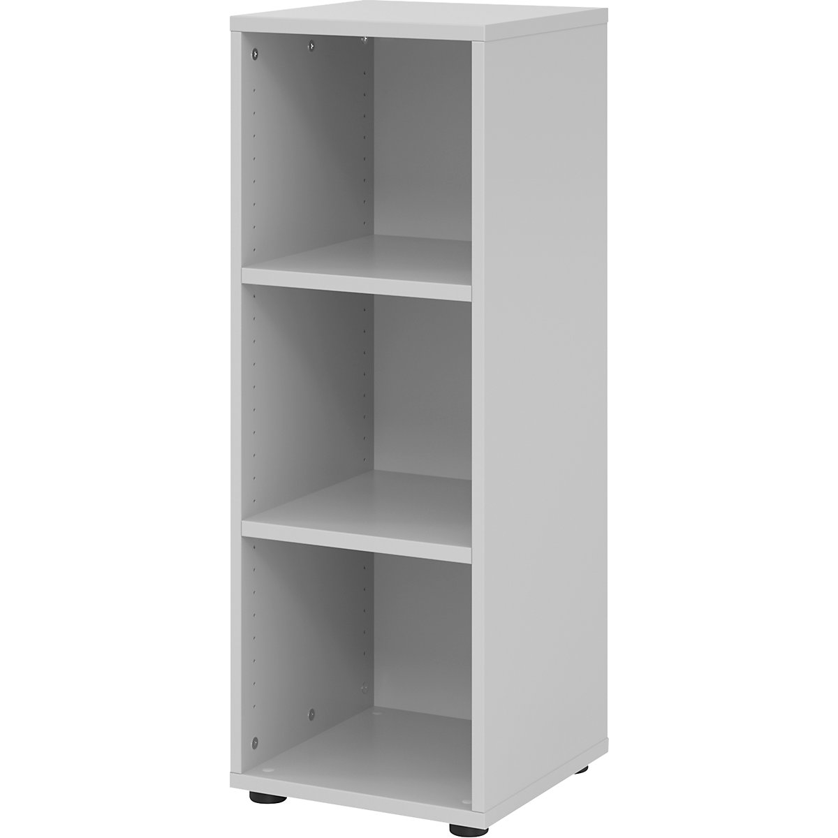 Office shelf unit VERA-ZWO, HxWxD 1100 x 400 x 400 mm, 3 file heights, light grey-6