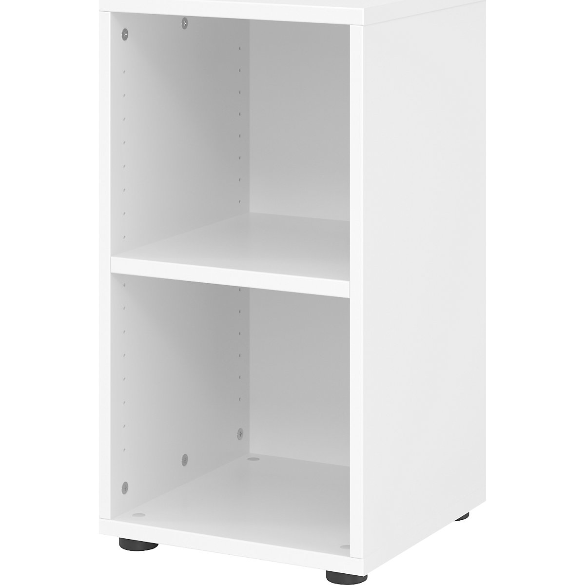 Office shelf unit VERA-ZWO, HxWxD 748 x 400 x 400 mm, 2 file heights, white-6