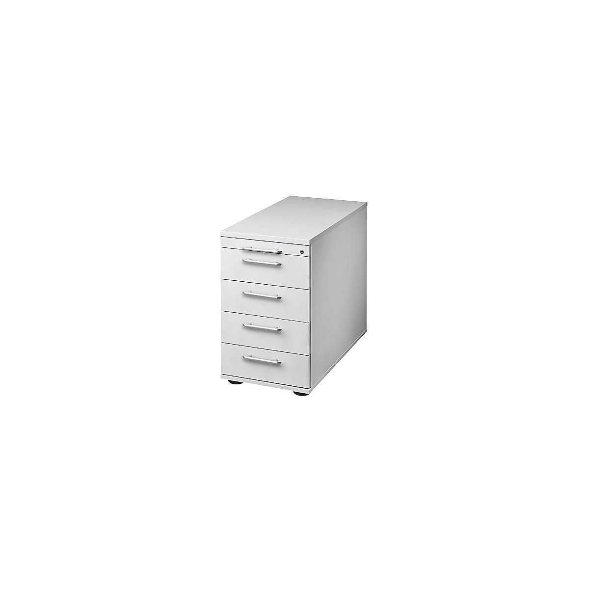Fixed pedestal, height adjustable