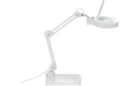 Lampada con lente d'ingrandimento