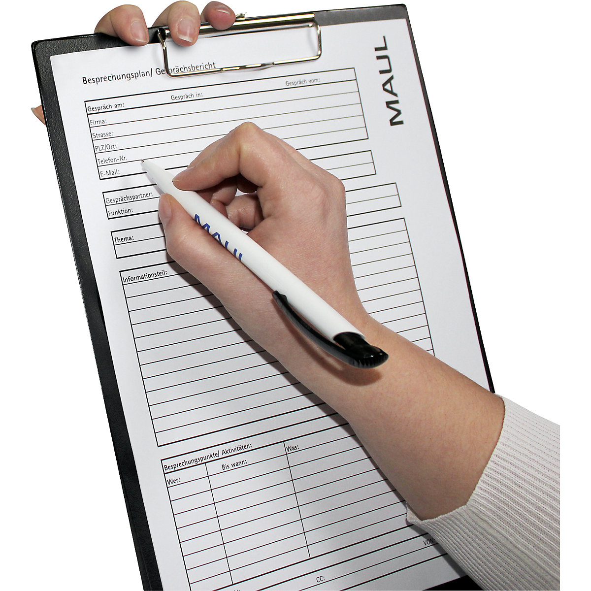 Tablero de escritorio con revestimiento plástico – MAUL (Imagen del producto 2)-1