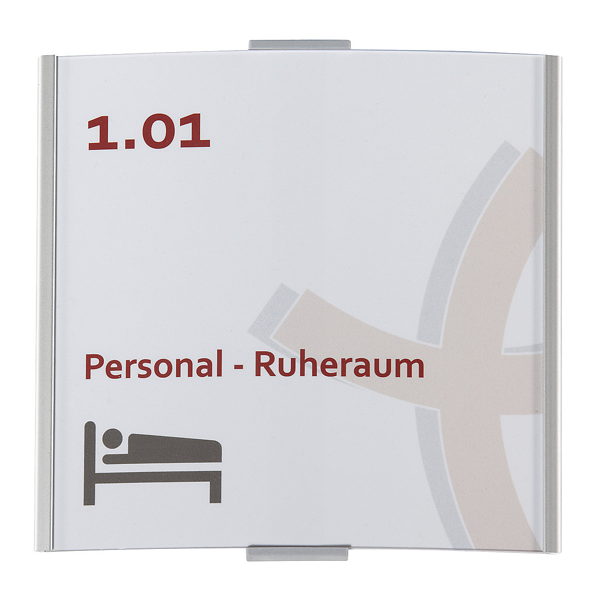 Rótulo para puertas FRANKFURT&trade;, altura 148 mm