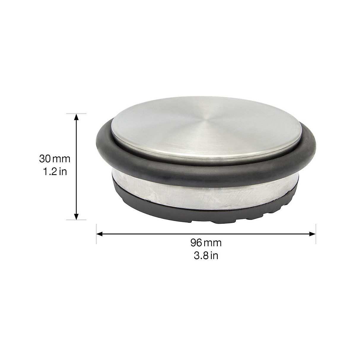Taco de suelo para detener puertas BIG DISK – Wagner (Imagen del producto 3)-2
